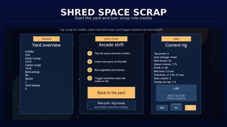 Space Junkyard Clicker - Screenshot 1