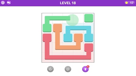 Hard Puzzle: Color Lines - Screenshot 3