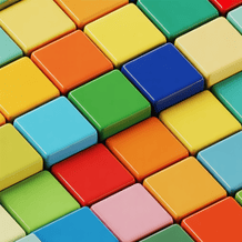 Sort the square tiles in a row