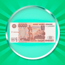 Combine Russian banknotes and become a millionaire