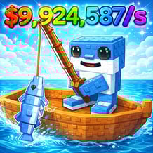 Brainrot Fishing +1 per second 3D obby tycoon