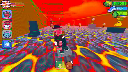 Survive in lava for Brainrots! - Screenshot 1
