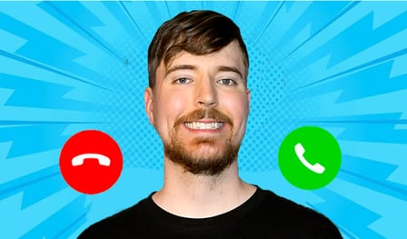 Pesan dan Panggilan Obrolan: MrBeast