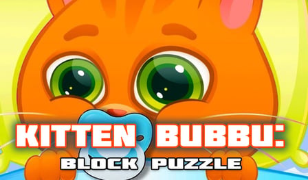 Kitten Bubbu: Block Puzzle