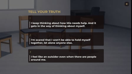 Visual novel: Support Group - Screenshot 4