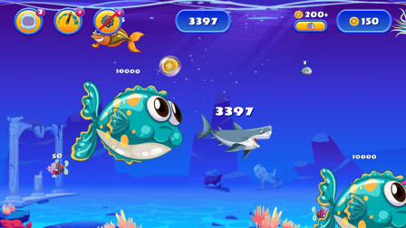 Eat a smaller fish - Screenshot 2