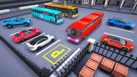 City Coach Bus Parking Adventure Simulator 2020