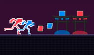 Red and Blue Pixel Stick 2Player