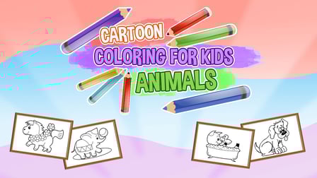 Cartoon Coloring for Kids Animals