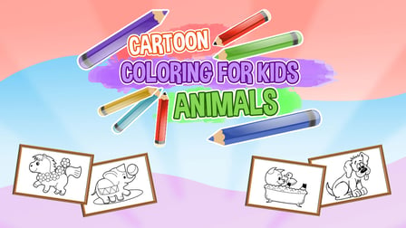 Cartoon Coloring for Kids Animals