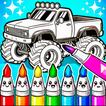 Coloring in the World of Monster Trucks