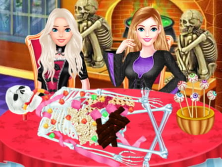 Girls Halloween Food Cooking