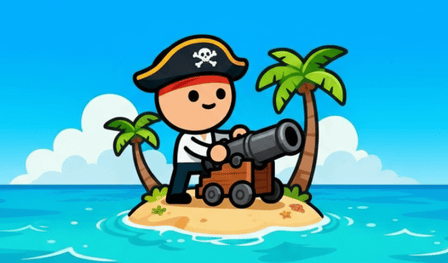 Pirate Siege: Coconut Catapult