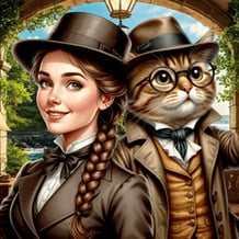 Hidden Object: Miss Holmes and her cat