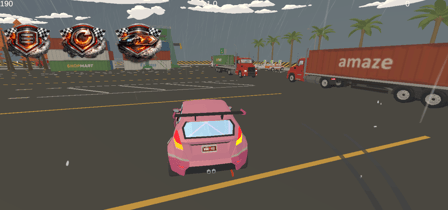 Crazy Drift Rain Challenge - Screenshot 1