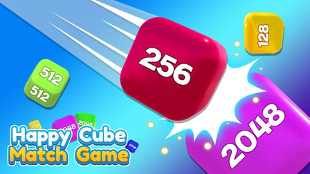 Chain Cube 2048 3D Merge Game