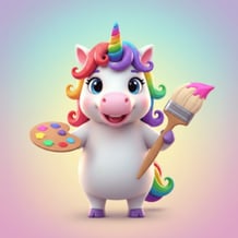 Magic Unicorn Colorbook