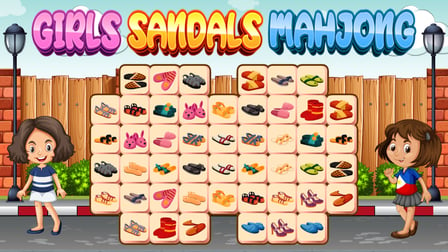 Girls Sandals Mahjong