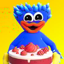 Feed Huggy Waggy some cake!