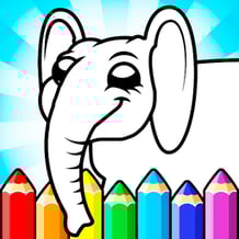 Coloring book for children 3-4 years old