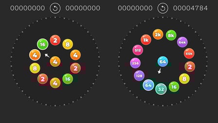 Bubble Circle 2048 - Screenshot 1