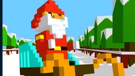 Sliding Santa Clause