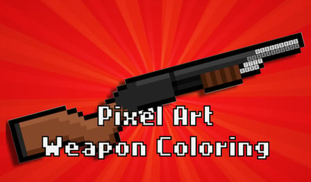 Pixel Art Weapon Coloring