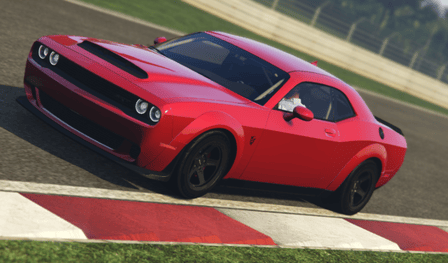 Hustle in a Wildcat Dodge Challenger