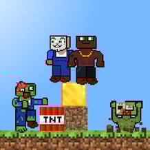 Mine: Noobers build a base
