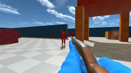 War of the Red and Blue Soldiers: Shooter - Screenshot 3