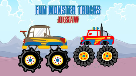 Fun Monster Trucks Jigsaw