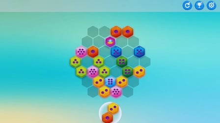 Hex Merge: Hexagon Match Puzzle - Screenshot 1