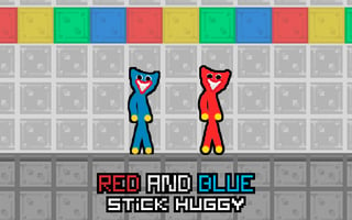 Red and Blue Stick Huggy