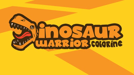 Dinosaur Warrior Coloring