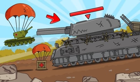 Tanks 2D: Battle with Ratte