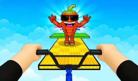 Obby: Tricks on Bicycle for Brainrots!