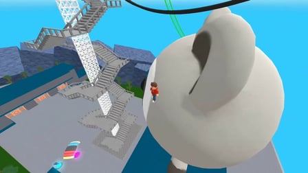 Obby: World`s Tallest Roller Coaster - Screenshot 5