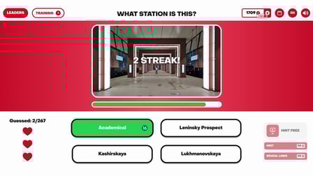 Moscow Metro Quiz: Guess All the Stations! - Screenshot 1