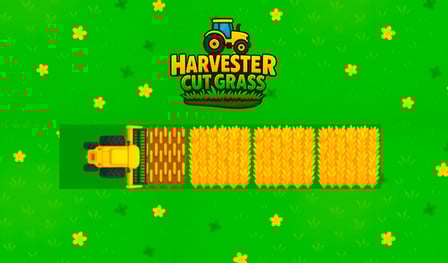Harvester Cut Grass