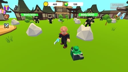 Obby Destroyer: Sword Evolution x1000 - Screenshot 1