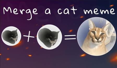 Merge a cat meme