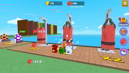 Obby Boxer: Power Per Click - Screenshot 1