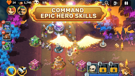 Hero Defense King - Screenshot 1