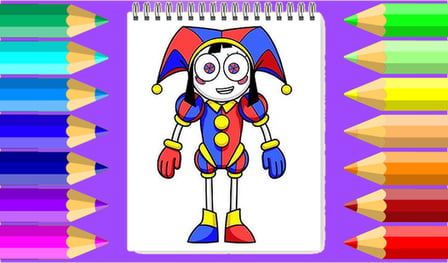 Coloring Book: Digital Circus