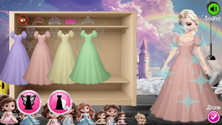 Princess Winter Season Dress Up - Screenshot 2
