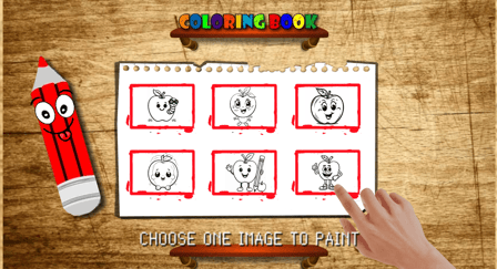 Easy Apple Coloring Book - Screenshot 3