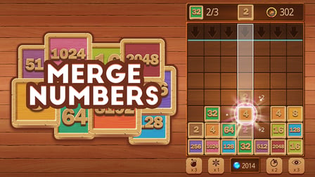 Merge Numbers Wooden edition