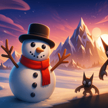 Crazy Snowman: Runner Game