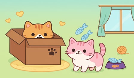 Ginger kitty. Evolution