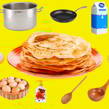 Pancakes - cooking food for children ASMR